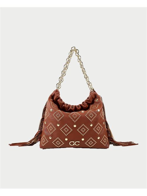 Sac cartable Gio Cellini avec clous GIO CELLINI | CC064MARRONE